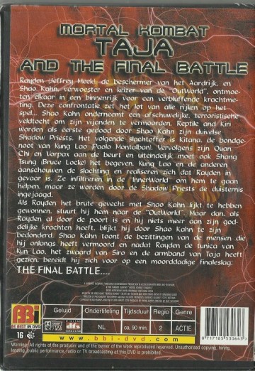 Mortal Kombat - Taja & Final Battle Back